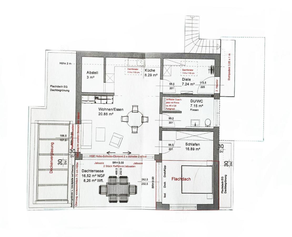 Wunderschoene Helle Wohnung Mit Grosser Dachterrasse Gottmadingen Bagian luar foto