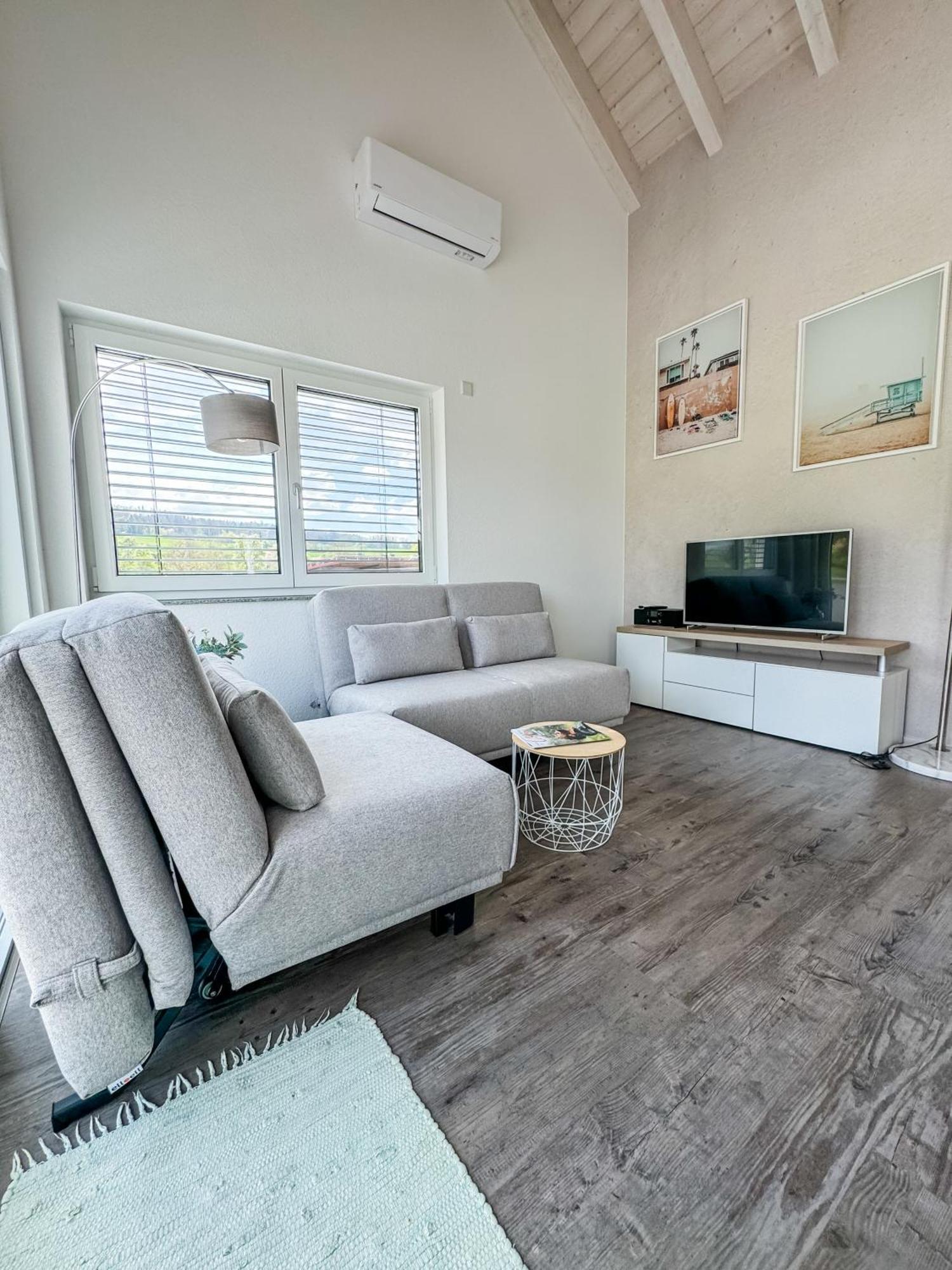 Wunderschoene Helle Wohnung Mit Grosser Dachterrasse Gottmadingen Bagian luar foto