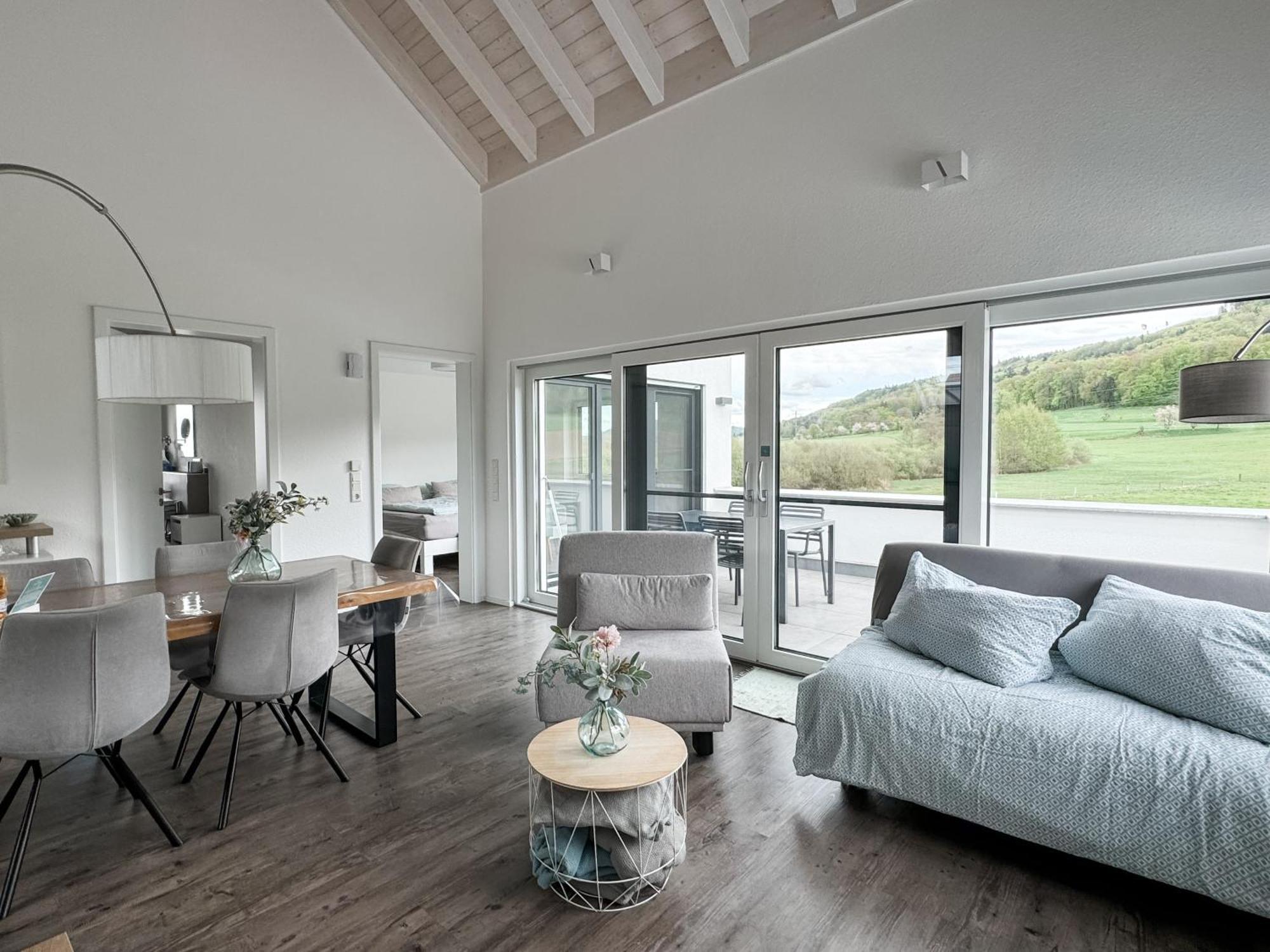 Wunderschoene Helle Wohnung Mit Grosser Dachterrasse Gottmadingen Bagian luar foto